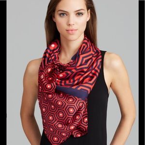 Jonathan Adler 100% silk scarf